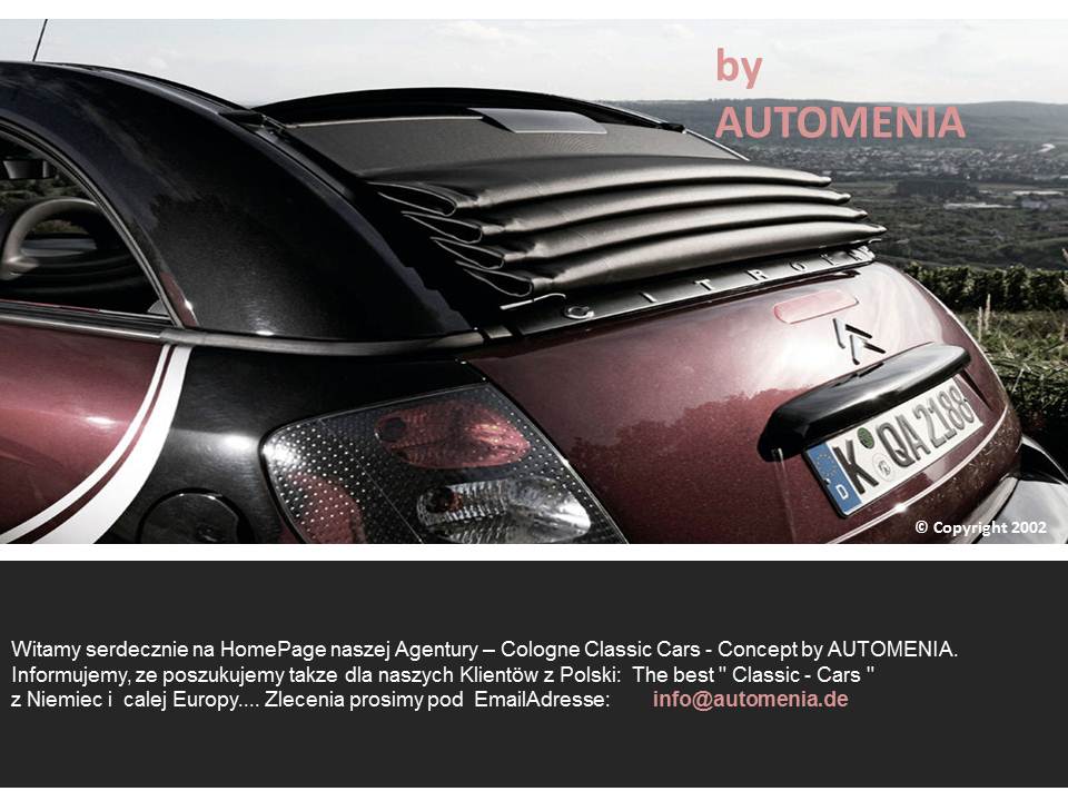  Cologne Classic Cars Concept by AUTOMENIA 2002-2012